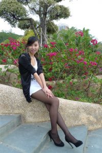 黑丝美腿小美女公园游1