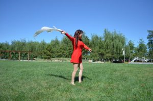 爱穿拍照的熟女拍完照袜子送我了