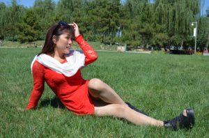 爱穿拍照的熟女拍完照袜子送我了