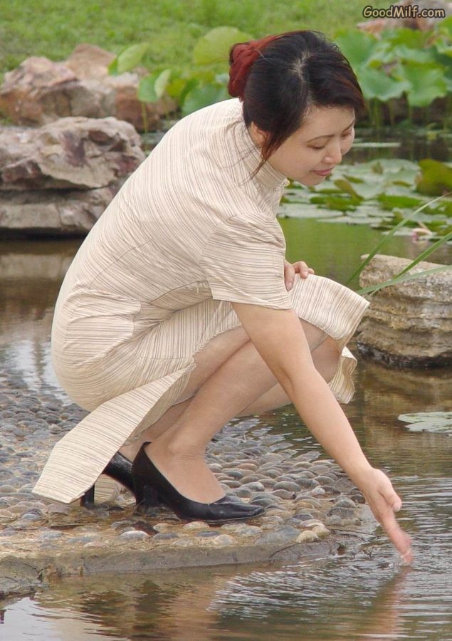 丰满的山阿姨水边旗袍肉丝秀[第1张/共3张]