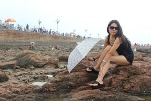 去山东出差负责招待的大姐