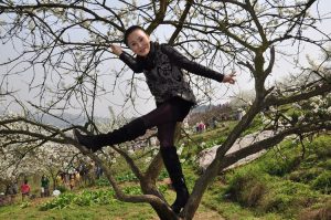 一位做销售的大姐喜欢尝试各种姿势