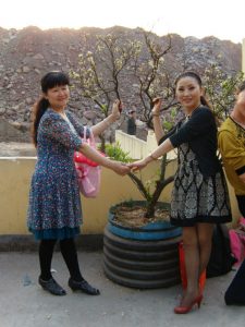 一位做销售的大姐喜欢尝试各种姿势