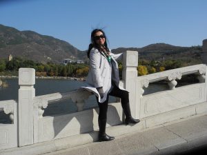 一帆风顺阿姨高跟靴子