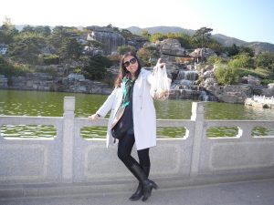 一帆风顺阿姨高跟靴子