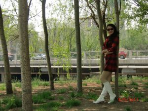 历史陈老师公园里面的肉丝白靴子