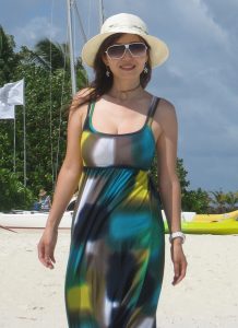 知风姐姐海岛度假性感泳衣2