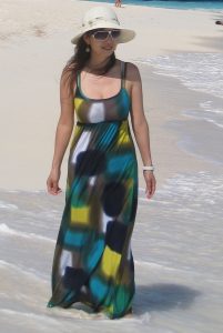 知风姐姐海岛度假性感泳衣2