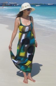 知风姐姐海岛度假性感泳衣2