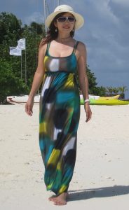 知风姐姐海岛度假性感泳衣2