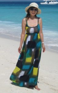 知风姐姐海岛度假性感泳衣2