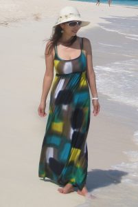 知风姐姐海岛度假性感泳衣2