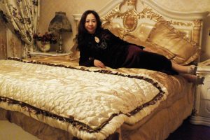 气质才女新之月姐姐家中秀旗袍高跟