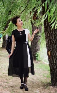 梦姐秀黑丝美腿