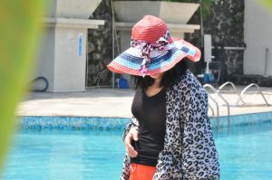 来自浙江的丽花姐上衣透视性感