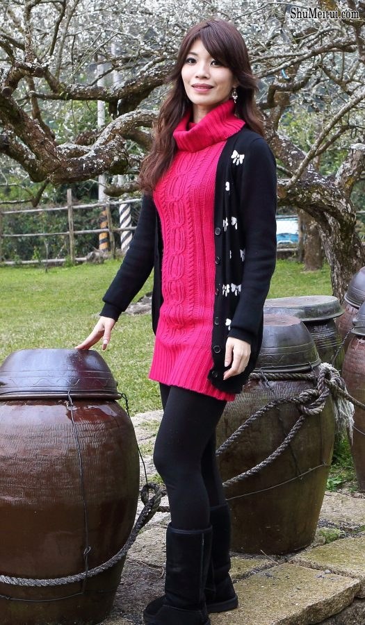 表嫂春日里穿裤袜靴子外拍[第11张/共11张]