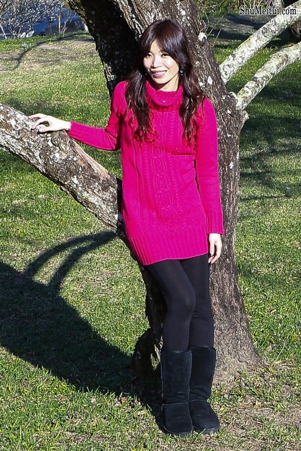 表嫂春日里穿裤袜靴子外拍[第5张/共11张]