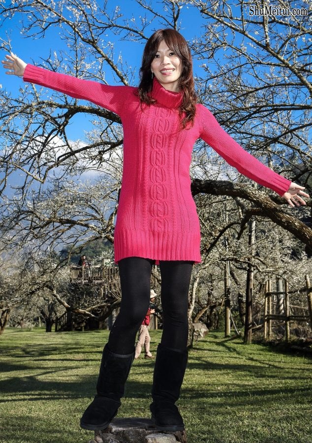 表嫂春日里穿裤袜靴子外拍[第6张/共11张]