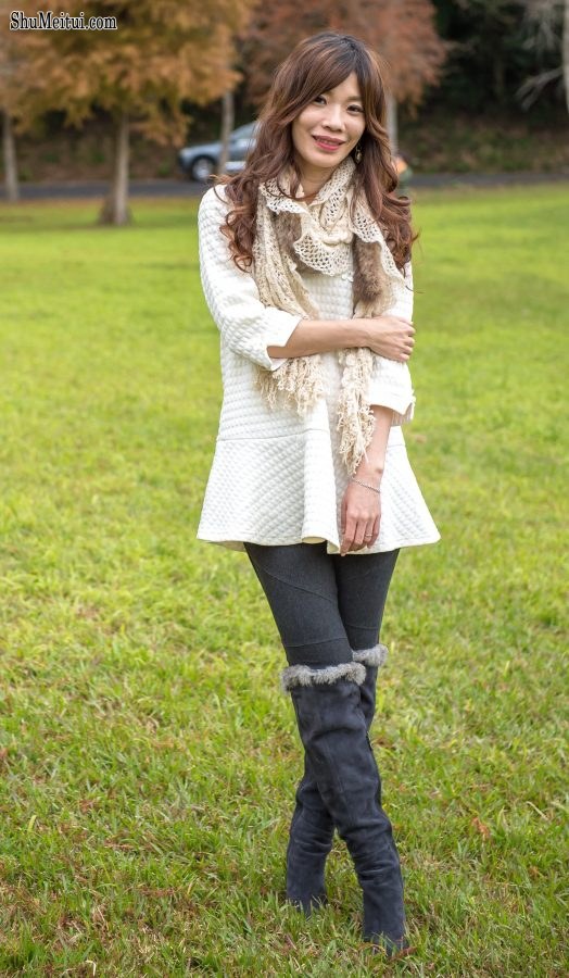 喜欢拍照的表嫂穿上了牛仔裤高跟靴子[第11张/共30张]