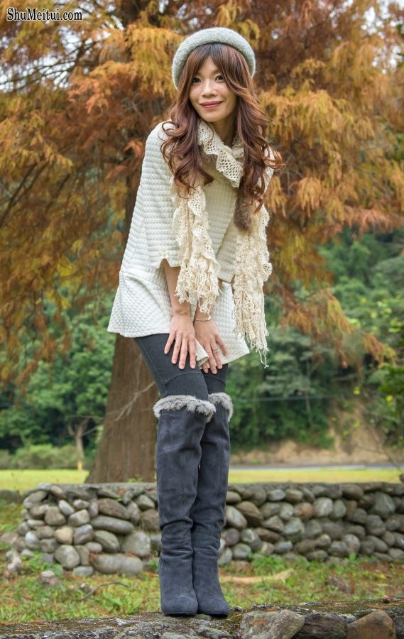 喜欢拍照的表嫂穿上了牛仔裤高跟靴子[第16张/共30张]