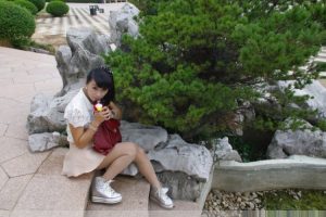 卡儿修长身材中秋节肉丝袜腿