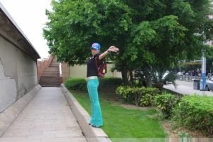 卡儿修长身材中秋节肉丝袜腿