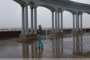 卡儿修长身材中秋节肉丝袜腿