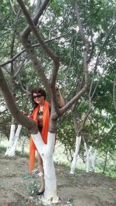 温暖阿姨和姐妹们在野外秀腿