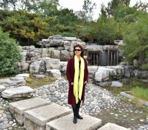 温暖阿姨黑丝袜靴子外拍