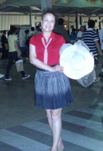 熟女钟姐穿世博会游览