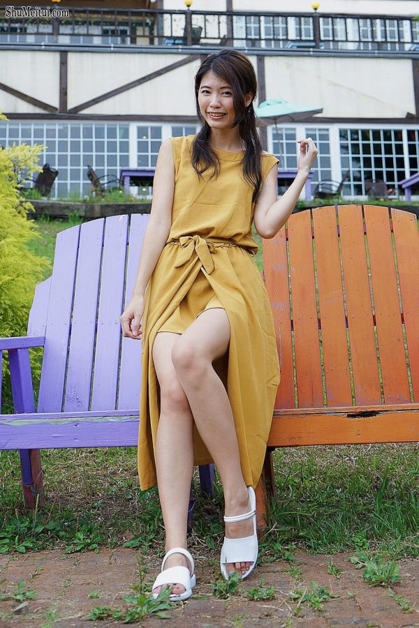 美腿人妻CC姐穿长裙不时把腿漏出来拍摄[第9张/共66张]