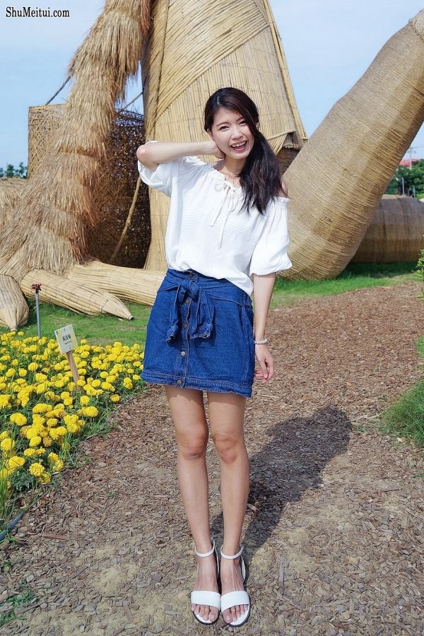 长腿人妻CC姐牛仔短裙公园拍摄[第25张/共37张]
