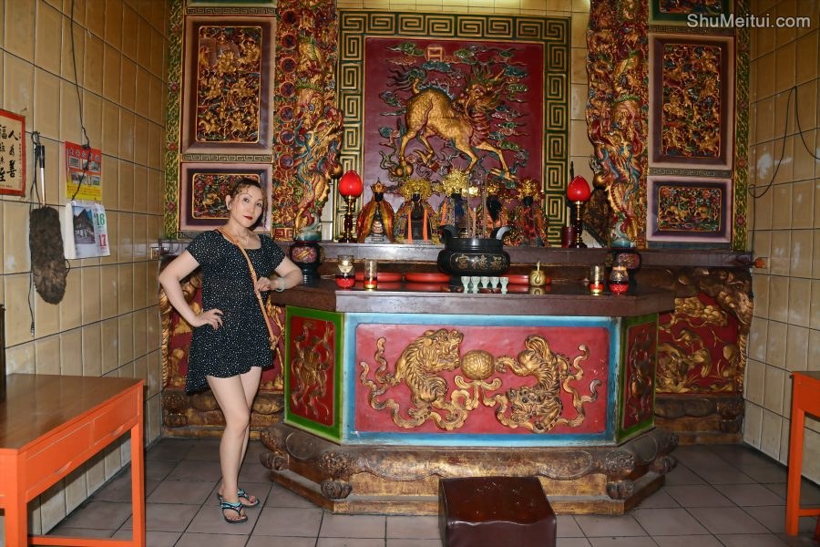 穿高跟拖鞋的金发长腿美妇在福建玩耍[第16张/共35张]