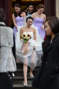 拍摄婚礼过程新娘和伴娘都不错