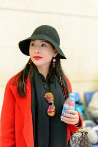 气质超好的美妇，妥妥的明星范儿