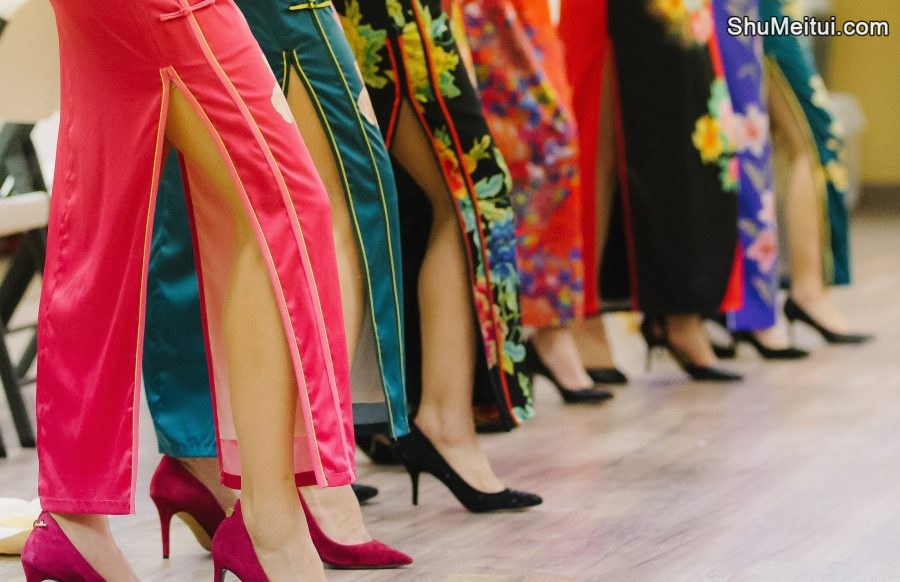 何姐和她的旗袍朋友穿各种各样的旗袍拍照片[第29张/共43张]