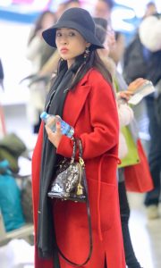 气质超好的美妇，妥妥的明星范儿