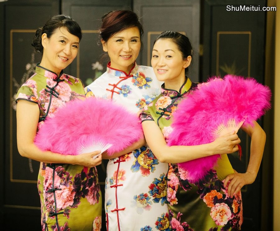 何姐和她的旗袍朋友穿各种各样的旗袍拍照片[第15张/共43张]