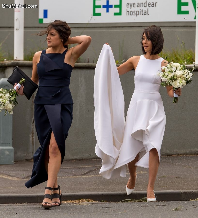 华裔新娘和她的洋妞伴娘，我感觉还是亚洲人好看[第2张/共12张]
