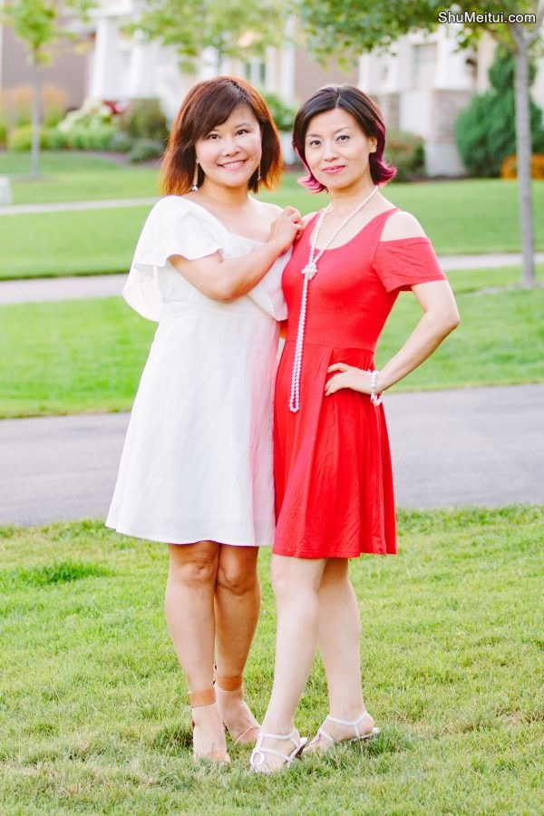 何姐和她的旗袍朋友白裙长发熟妇魅力十足[第14张/共20张]