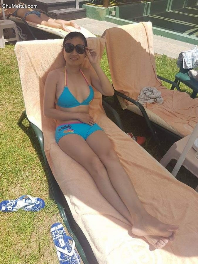 人妻美雅姐可爱泳衣秀好身材生活照[第20张/共24张]