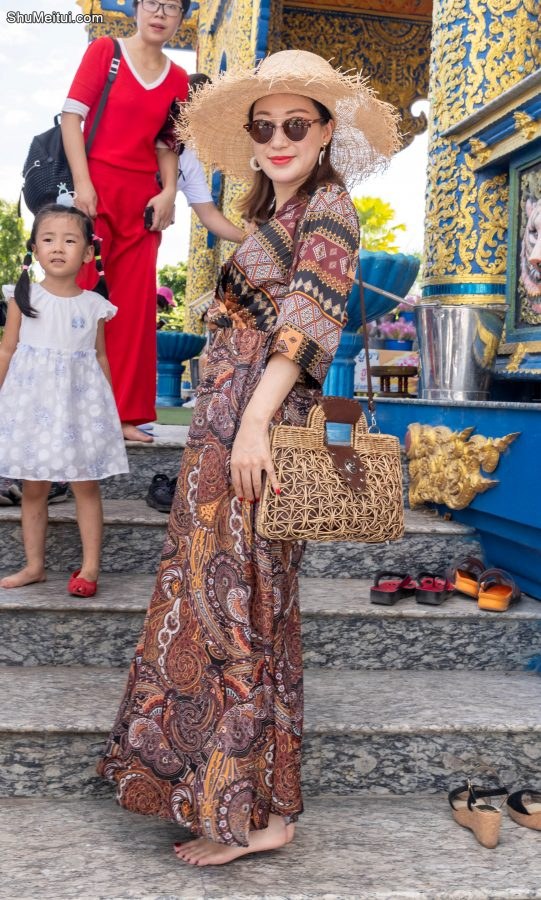 跟着极品美少妇优优去泰姬陵转一圈，人好看，景一般[第5张/共7张]