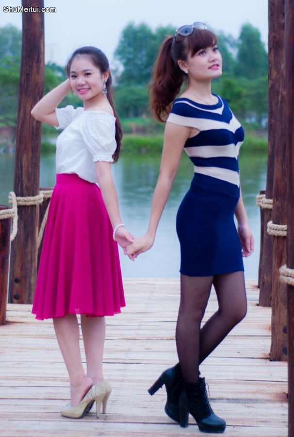 越南河内的可爱小阿妹，白衣红裙纯天然[第7张/共7张]