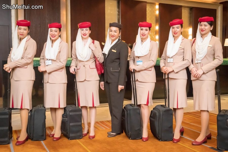 埃塞空姐排排站，都是熟透的美妇呀，热情知性大方得体[第2张/共6张]