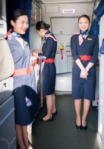 活力四射的漂亮空姐们，各个都是水灵的流水好漂亮呀