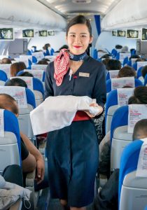 活力四射的漂亮空姐们，各个都是水灵的流水好漂亮呀