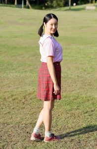 Elin姐穿粉嫩少女装