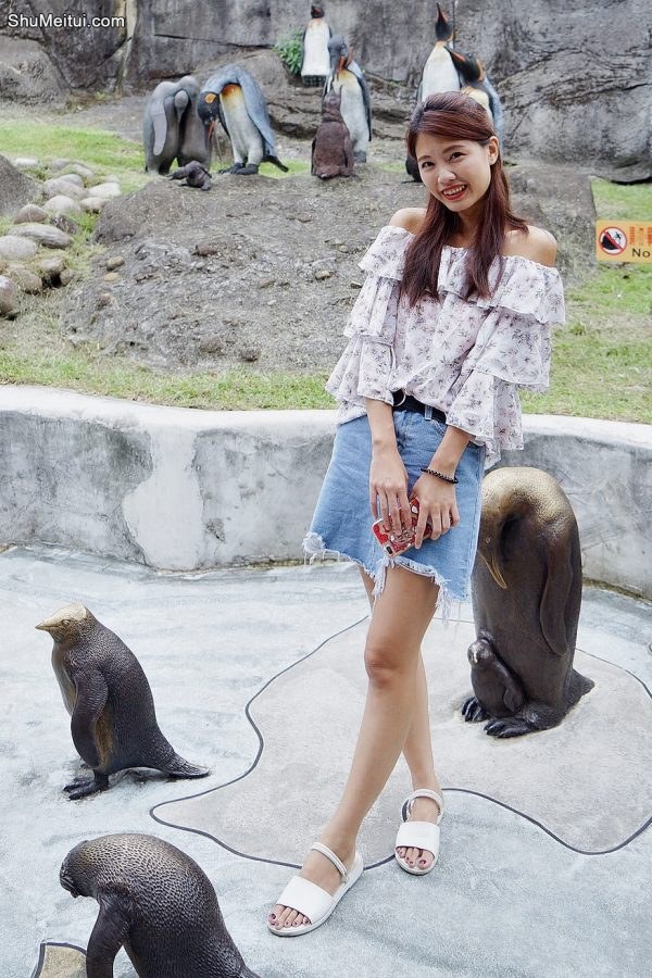 CC姐在动物园拍照片腿不是一般好看[第9张/共14张]