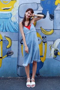 CC姐时尚艺术街拍照片