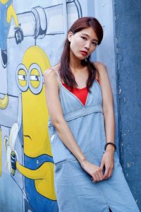 CC姐时尚艺术街拍照片